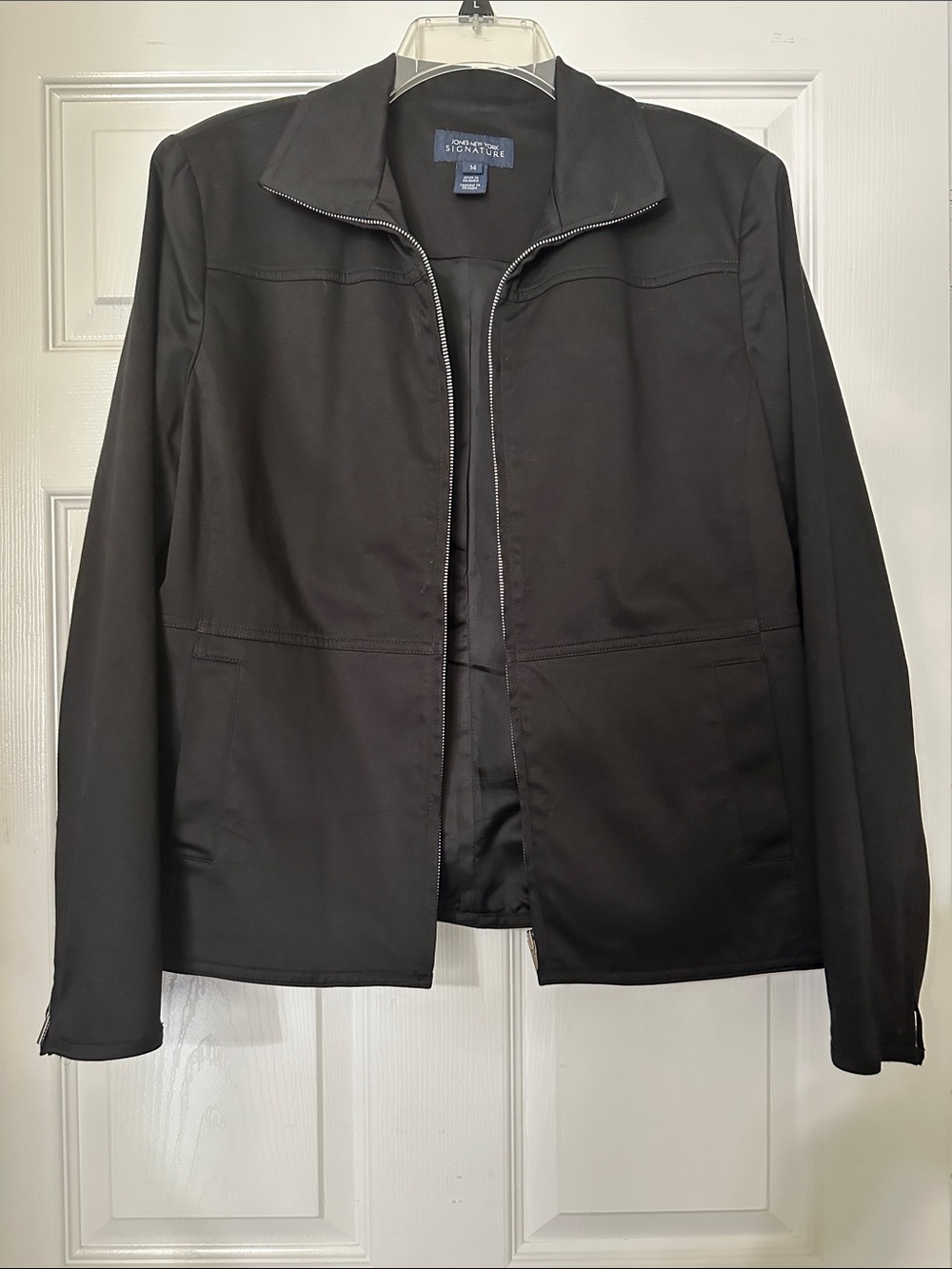 Jones New York Signature Black Jacket Size 14